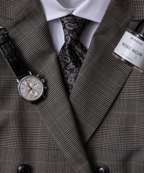 ARTISAN ストライプスーツ+シャツ+ネクタイ　3点セット　Lサイズ EASTGATE MODEL」SUPER150's ストライプ