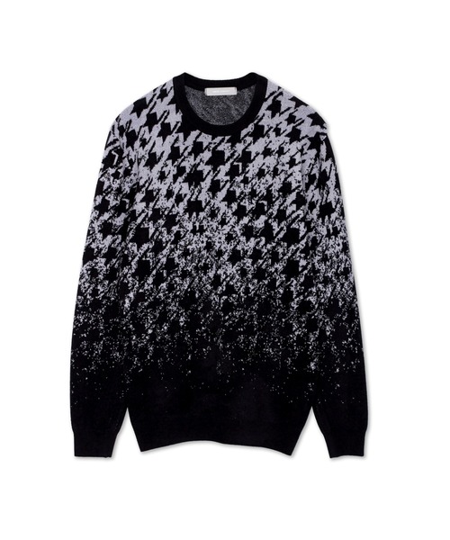 HIGH STREET セーター ニット STREET∴グラデーション千鳥柄