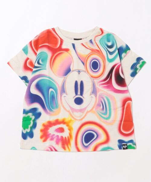 デシグアル Desigual ミッキーマウス マルチカラー オーバーサイズTシャツ （マルチ） デシグアル Desigual ミッキーマウス マルチカラー オーバー