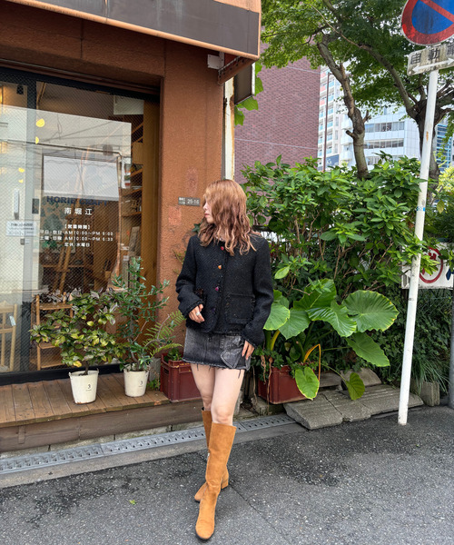 tocoさま　ジャーナルスタンダード ノーカラーツイードジャケット JOURNAL STANDARD（ジャーナルスタンダード）の「ツイードジャケット