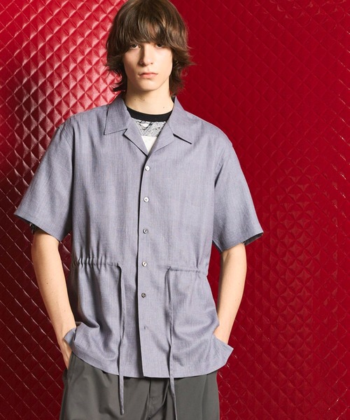 MAISON SPECIAL シャツ 「UNISEX」Calendering Triacetate Dress