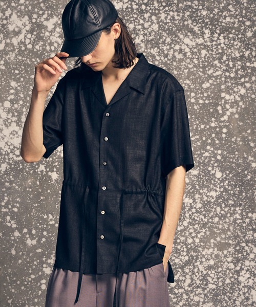 MAISON SPECIAL シャツ 「UNISEX」Calendering Triacetate Dress