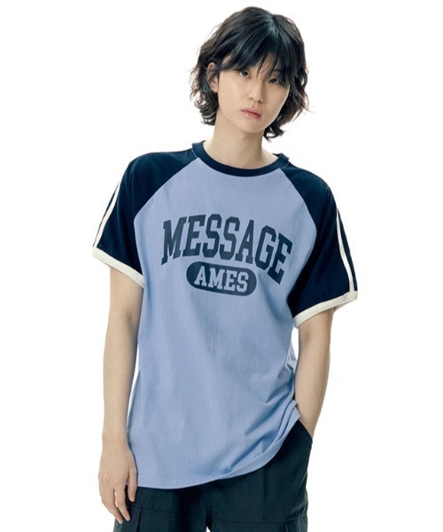 KOM tシャツ A'GEM/9 × .kom 「AMES WORLDWIDE/アメスワールド