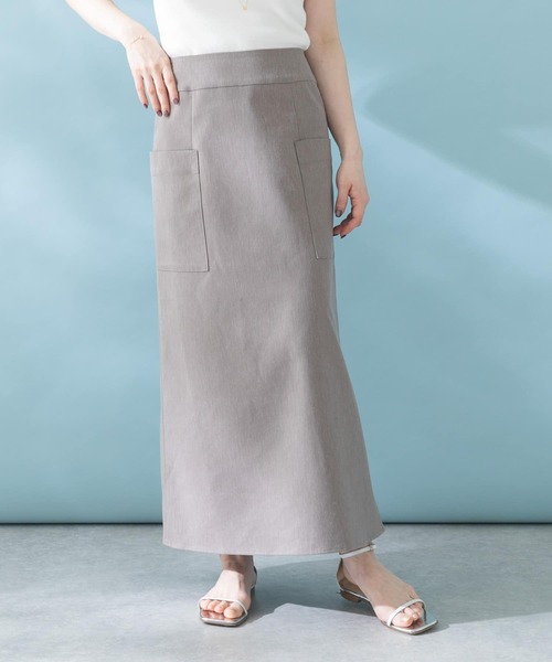 Deuxieme Classe Linen Slit スカート リネンスリット スカート リネンストレッチスリットスカート : ZOZOTOWN Yahoo