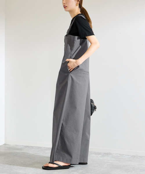 セール 30%OFF】ピンストライプサロペット(506393757