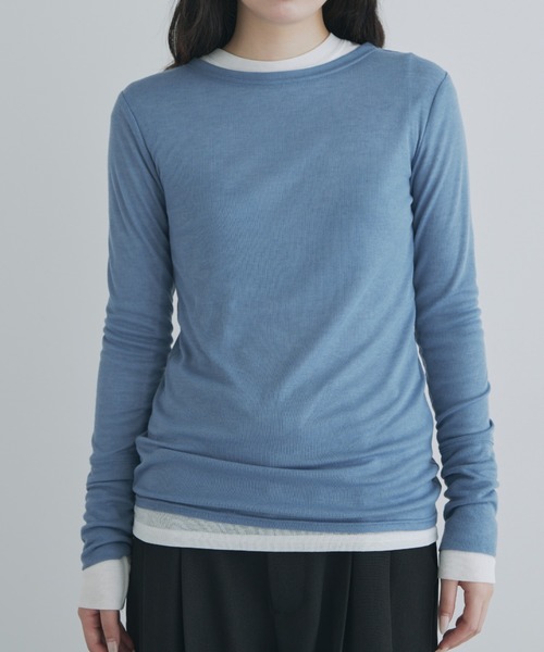 kiehtova tシャツ 「kiehtova」sheer long tops シアー ロング
