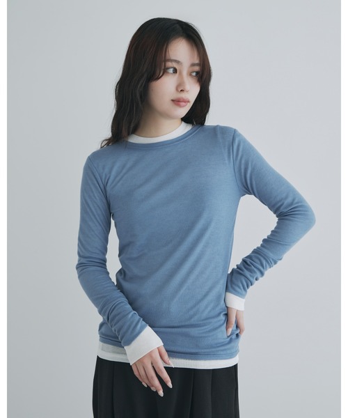 kiehtova tシャツ 「kiehtova」sheer long tops シアー ロング