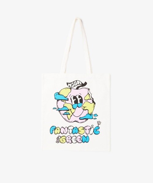 MSGM（エムエスジーエム） トートバッグ MSGM FANTASTIC GREEN×Burro 