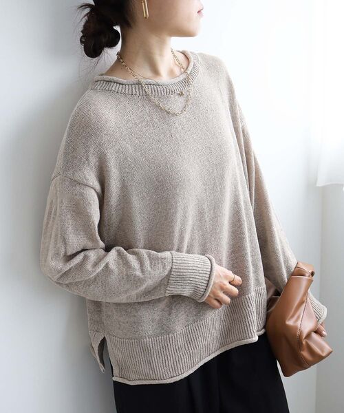 le.coeur blanc（ルクールブラン） ニット セーター ファンシーヤーン