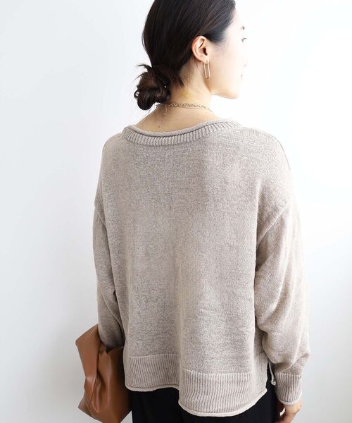 le.coeur blanc（ルクールブラン） ニット セーター ファンシーヤーン