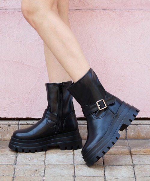 attagirl（アタガール） ブーツ 厚底エンジニアブーツ レディース