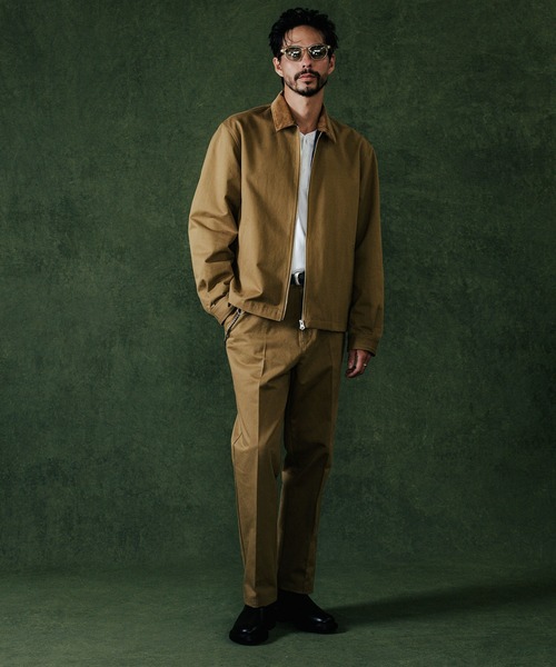 CRIMIE ブルゾン アウター CHINO SWING TOP CORDUROY COLLAR