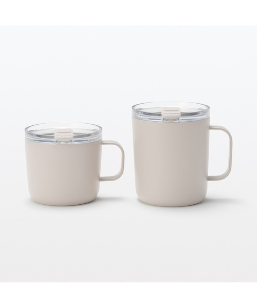 無印良品（MUJI） タンブラー 目盛り付き 保温保冷 蓋付きマグカップ