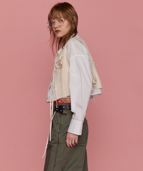 メゾンスペシャル/トップス MAISON SPECIAL ブラウス シャツ Flower Rustic Tops/フラワーラ