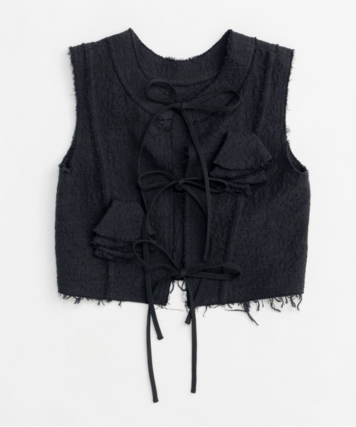 【25ss 未使用品】メゾンスペシャル ブラウス トップス MAISON SPECIAL ブラウス シャツ Edge Trim Ruffle Shirt/エッジ