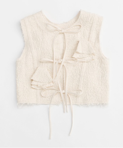MAISON SPECIAL トップス ブラウス 美品 MAISON SPECIAL ブラウス シャツ Lace Peplum 2way Tops/レース