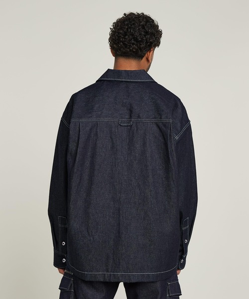 G-STAR RAW シャツ BOXY FIT SHIRT/オーバーサイズデニムシャツ/シャツ