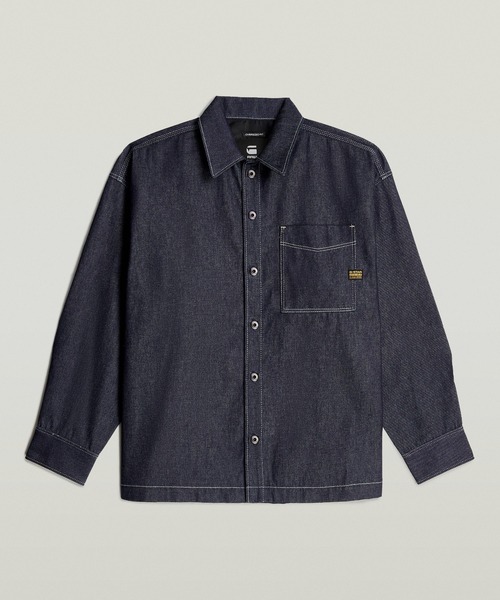 G-STAR RAW シャツ BOXY FIT SHIRT/オーバーサイズデニムシャツ/シャツ