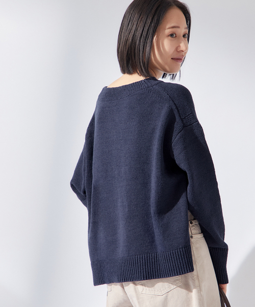 JOURNAL STANDARD - JOURNAL STANDARD L'ESSAGE HAND プルオーバーニット journal standard L'essage ニット セーター コットンナイロン