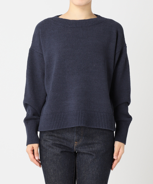 JOURNAL STANDARD - JOURNAL STANDARD L&#39;ESSAGE HAND プルオーバーニット コットンナイロン ワイドプルオーバー（ニット／セーター