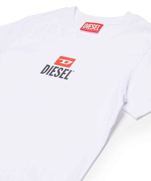 【Yuina】DIESEL KIDS 刺繍ロゴ　Tシャツ　8Y Diesel Kids Oval D ロゴ Tシャツ | ブラック | FARFETCH JP