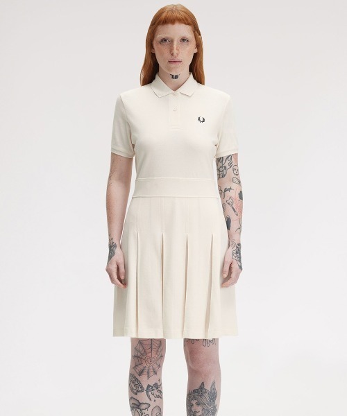 FRED PERRY（フレッドペリー） ワンピース 半袖 Pleated Tennis Dress