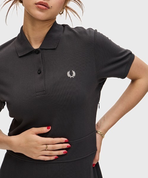 【最旬トレンド】 FRED PERRY Pleated Tennis ドレス セール】Pleated Tennis Dress／プリーツテニスワンピース