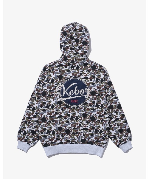 KEBOZ（ケボズ） パーカー CAMO BB LOGO SWEAT HOODIE メンズ