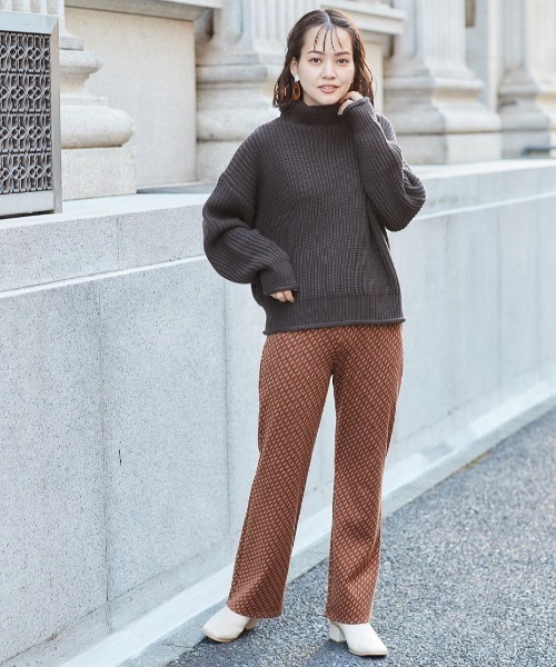 「cepo」 タートルネックニット M ピンク レディース_画像4