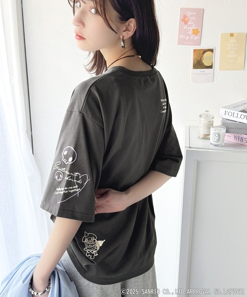 sanrio（サンリオ） tシャツ 「Sanrio characters/サンリオ