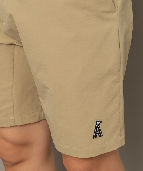 ハーフパンツ　アダバット 新レーベル ADABAT NAVY】UVカット/接触冷感 ストレッチツイル