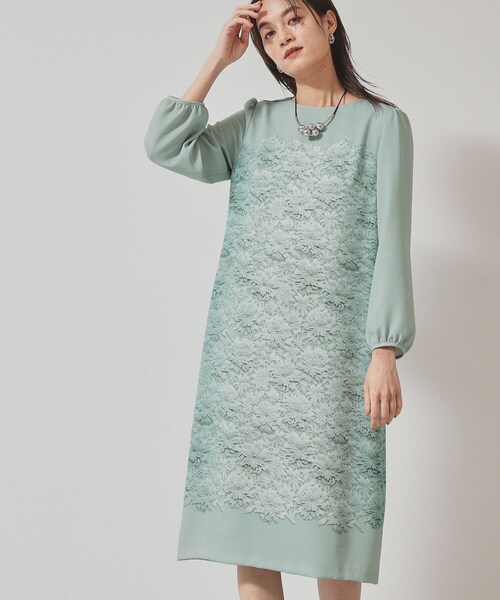 スーナウーナ（SunaUna）/【＆yours project／SS〜L】レースパネル柄ワンピース SunaUna（スーナウーナ） ワンピース 「＆yours project／SS〜L