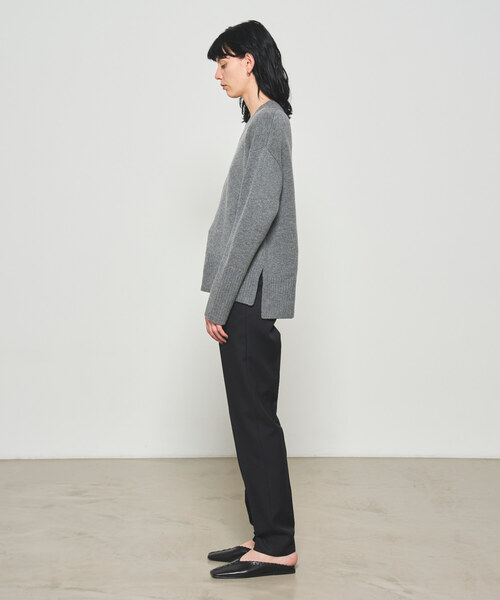 「N.O.R.C by the line」 Vネックニット S ベージュ レディース_画像5