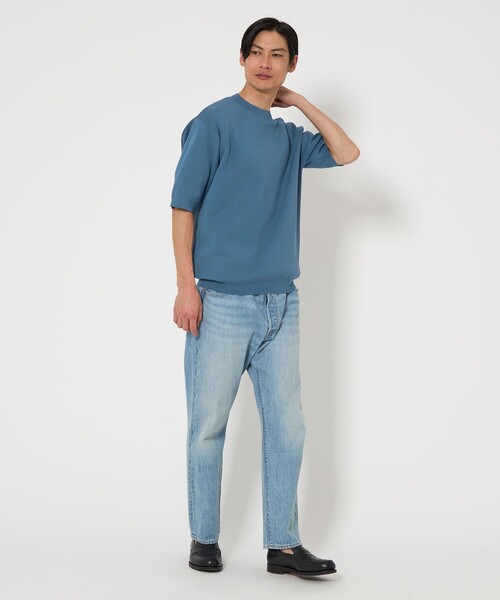 green label relaxing セーター ニット A+ リネンミックス
