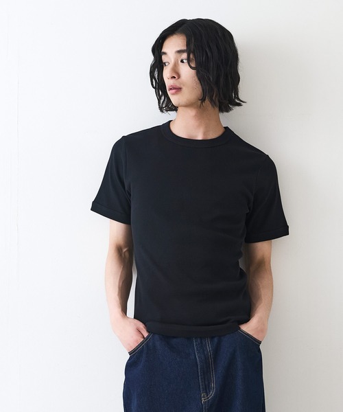 Hanes（ヘインズ） tシャツ 「HANES/ヘインズ」BEEFY リブクルーネック