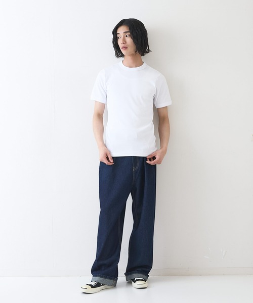 Hanes（ヘインズ） tシャツ 「HANES/ヘインズ」BEEFY リブクルーネック