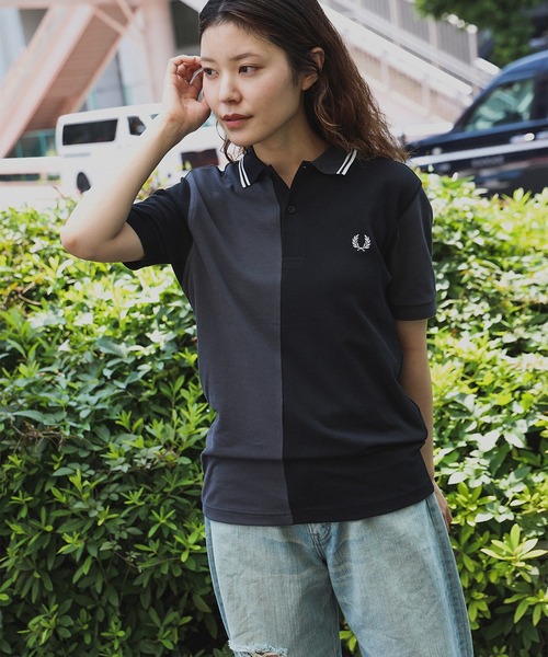 ポロシャツ　フレッドペリー　メンズ　М FRED PERRY ポロシャツ 「別注」FRED / フレッドペリーシャツ