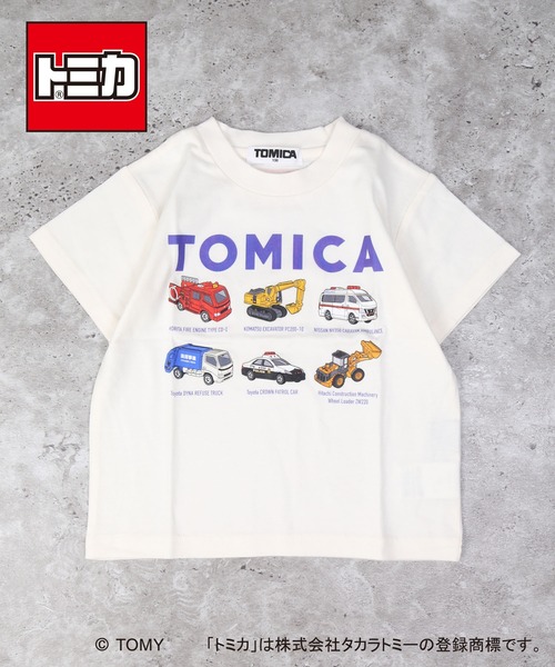 DILASH（ディラッシュ） tシャツ 「トミカ 」 はたらくくるまいろいろ