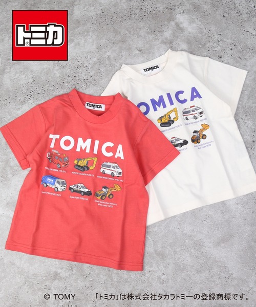 DILASH（ディラッシュ） tシャツ 「トミカ 」 はたらくくるまいろいろ