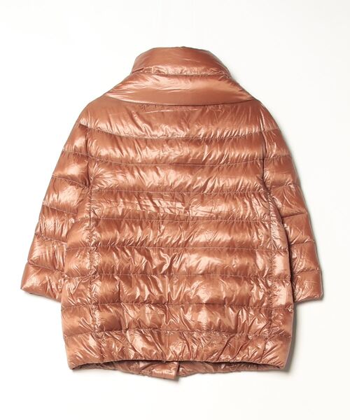 最高級 HERNO ヘルノ コート ジャケット 42 HERNO（ヘルノ） ダウンジャケット 42 ブラウン レディース : ZOZOTOWN