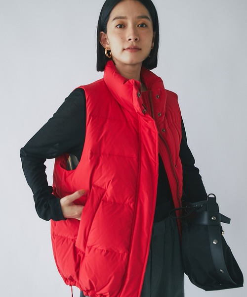   レッド ダウンベスト メンズのダウンベスト（レッド/赤色系）ファッション通販 - ZOZOTOWN