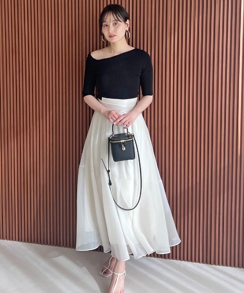 SNIDEL スカート オーガンフレアースカート : ZOZOTOWN Yahoo!店