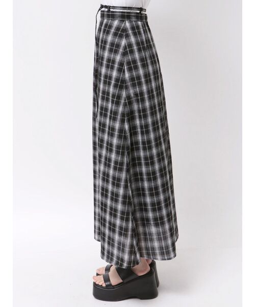 MURUA（ムルーア） スカート 「WEB限定」チェックフレアスカート