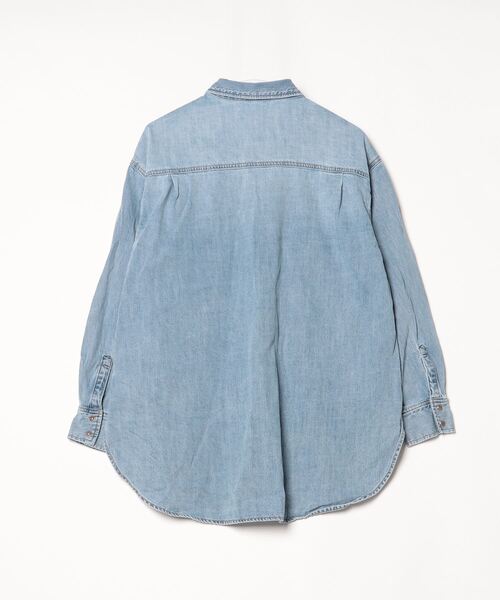 「CHIC STYLE」 長袖シャツ M ライトブルー レディース CHIC STYLE 「CHIC STYLE」 長袖シャツ M ライトブルー