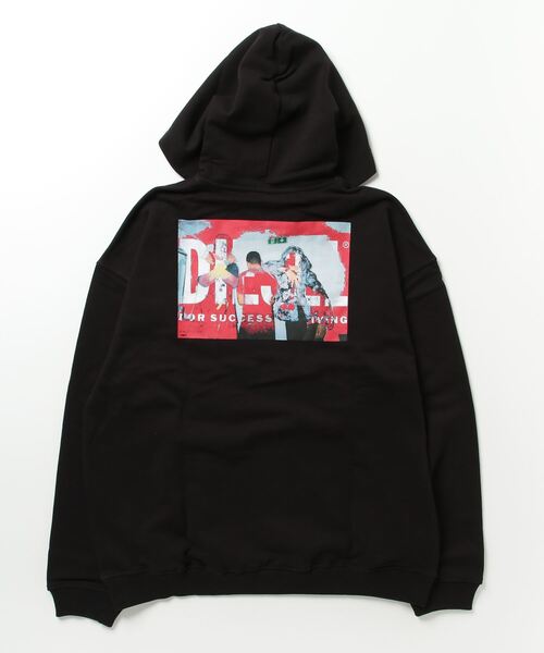 DIESEL メンズフーディー DIESEL ディーゼル パーカー メンズ フーディー フード