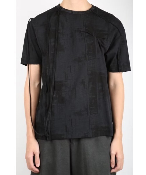 tシャツ aenrmous/エーノマース/SPLIT TEE レディース メンズの画像