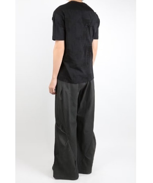 tシャツ aenrmous/エーノマース/SPLIT TEE レディース メンズの画像