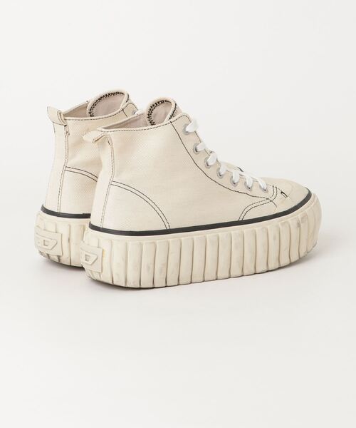 【DIESEL】ハイカット スニーカー white DIESEL 「DIESEL」 ハイカットスニーカー 37 ホワイト