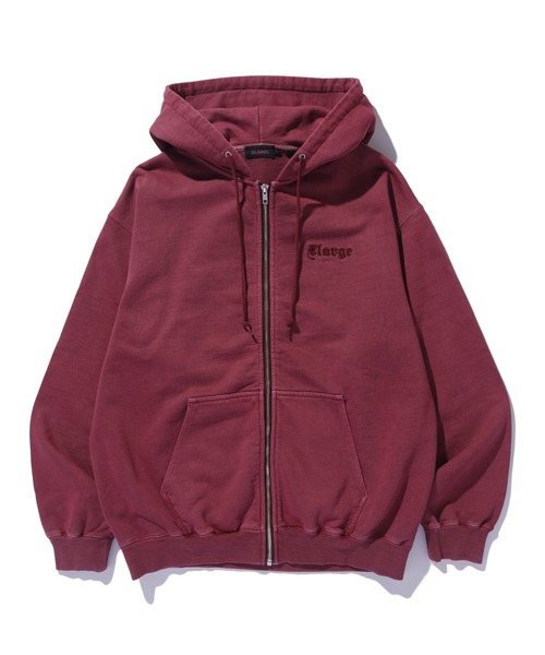 XLARGE ジップパーカー XLARGE パーカー BACKSIDE SLANTED OG ZIP HOODED SWEATSHIRT