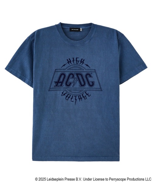 tシャツ (GOOD ROCK SPEED)AC/DC FLOCKY PRINT S/S TEE レディース